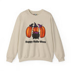 "Happy Hallo-Ween" Hotdog Witches Crewneck Sweatshirt