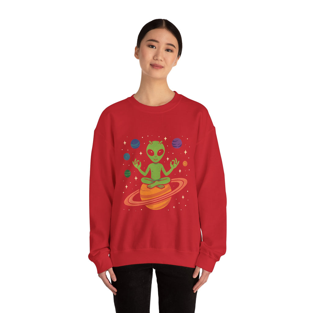 Galactic Alien Crewneck Sweatshirt