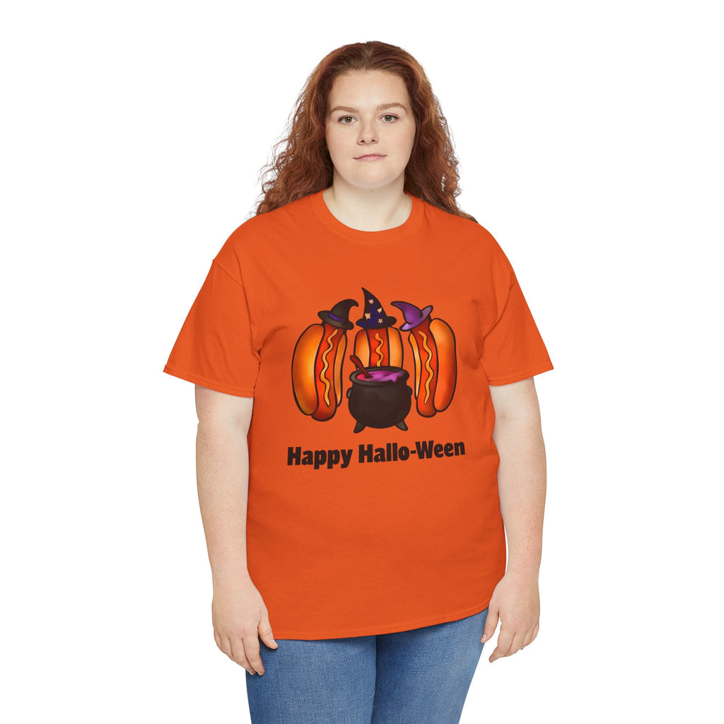 "Happy Hallo-Ween" Hotdog Witches Tee