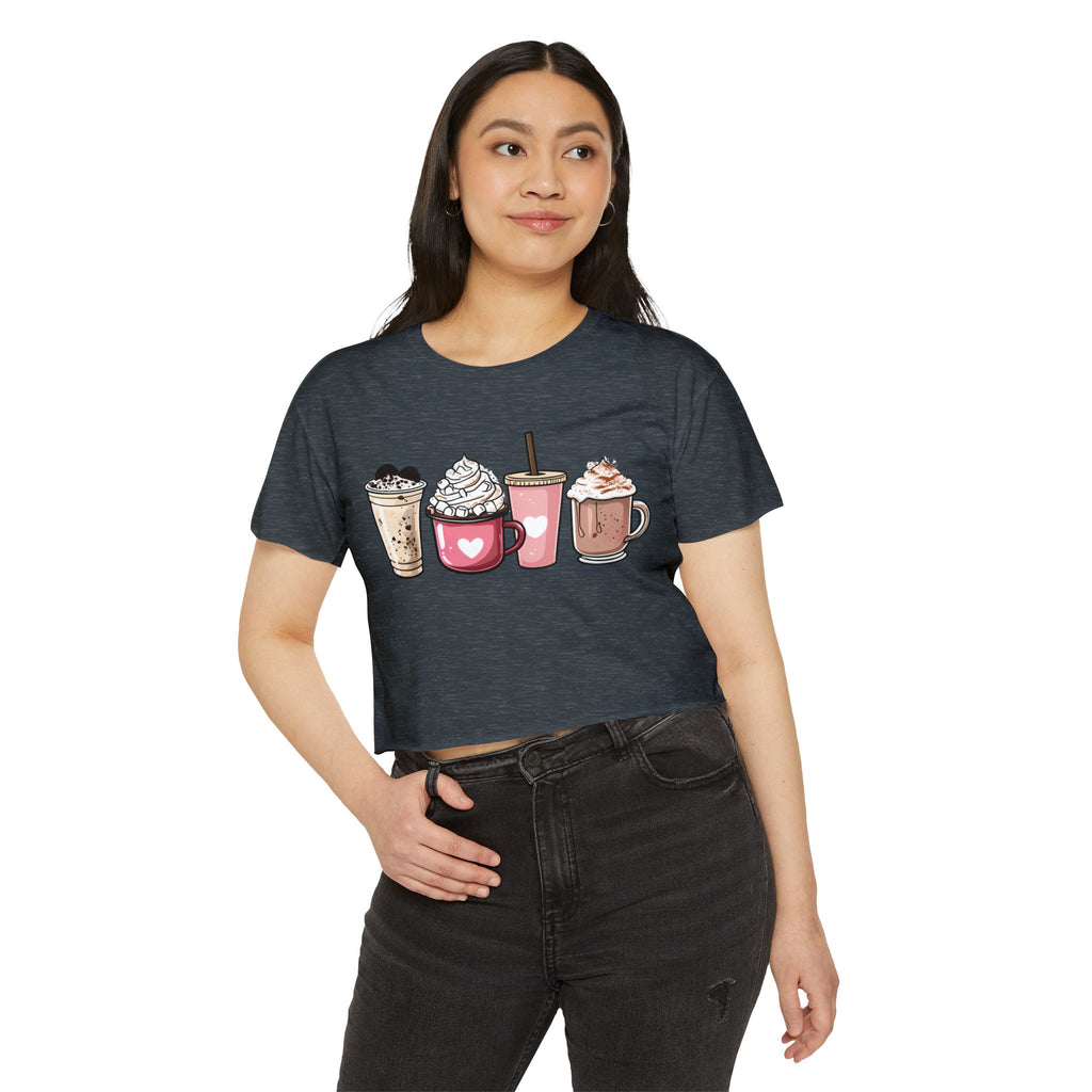 Coffee Lovers Cropped Tee