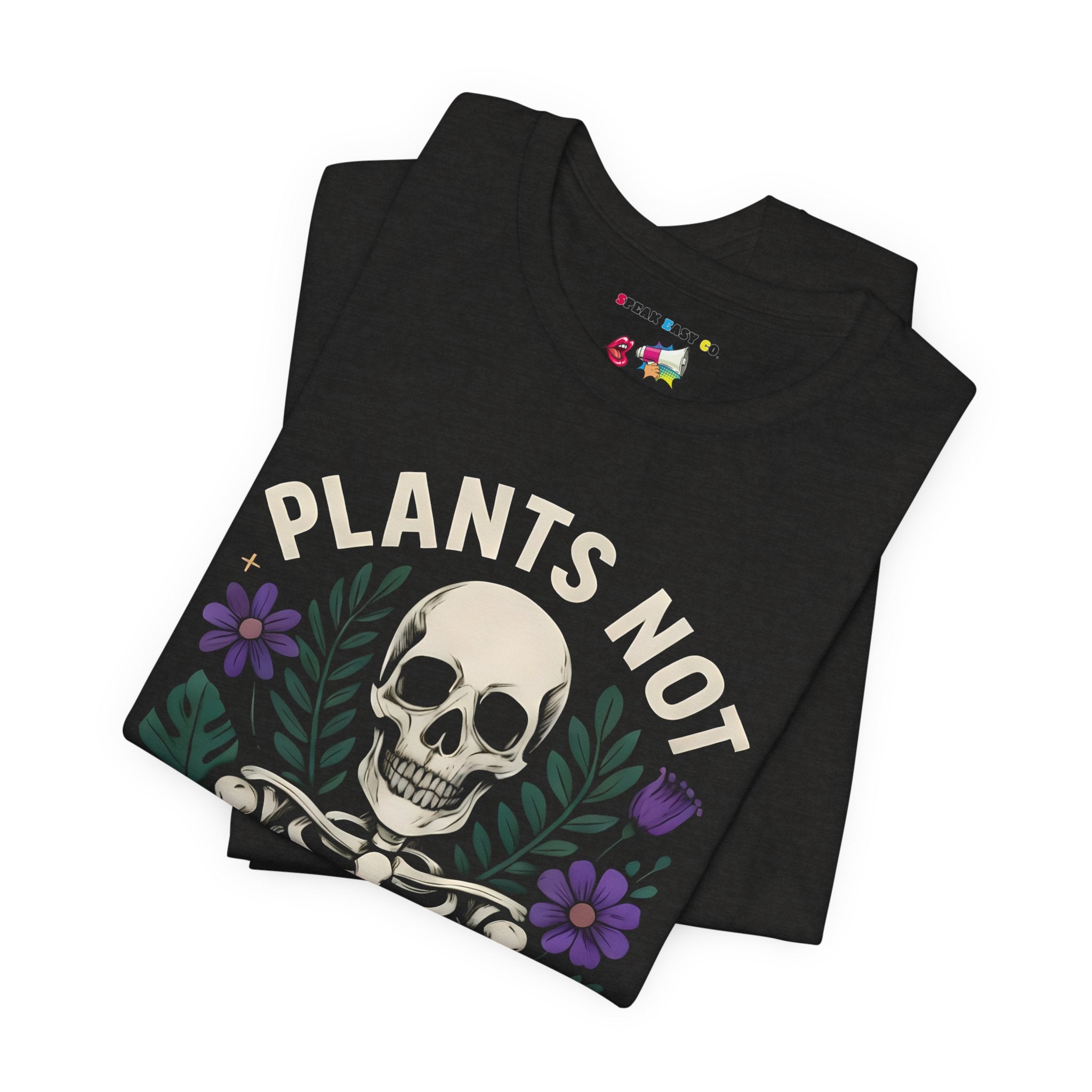 Plants Not Politics Skull Tee