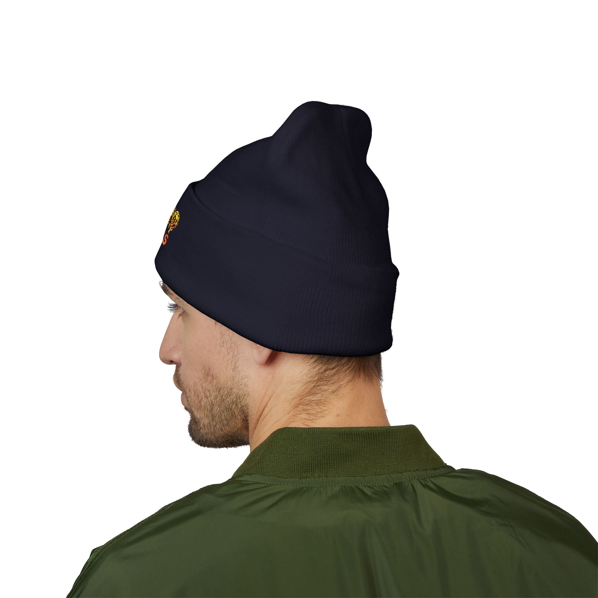 Nacho Business Embroidered Classic Cuffed Beanie