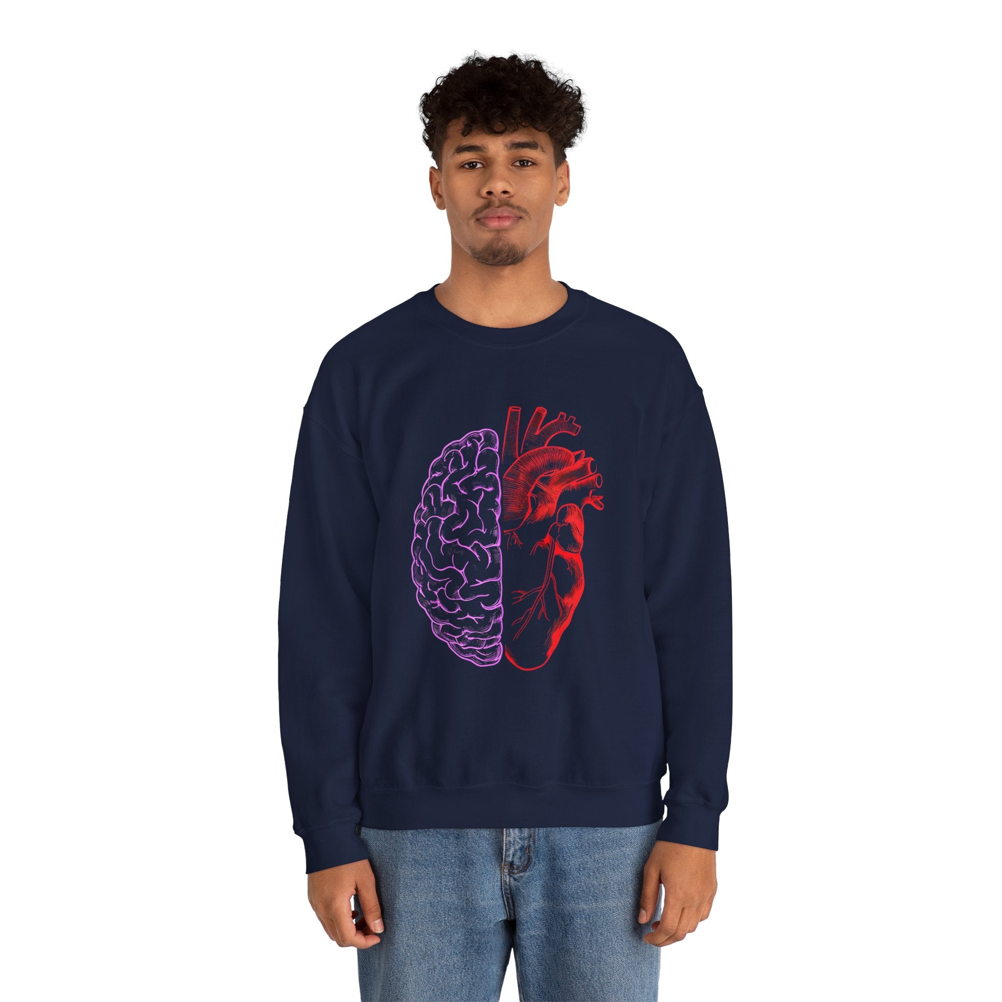 Heart & Brain Crewneck Sweatshirt
