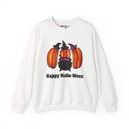 "Happy Hallo-Ween" Hotdog Witches Crewneck Sweatshirt