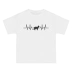 Black Cat Heartbeat Tee