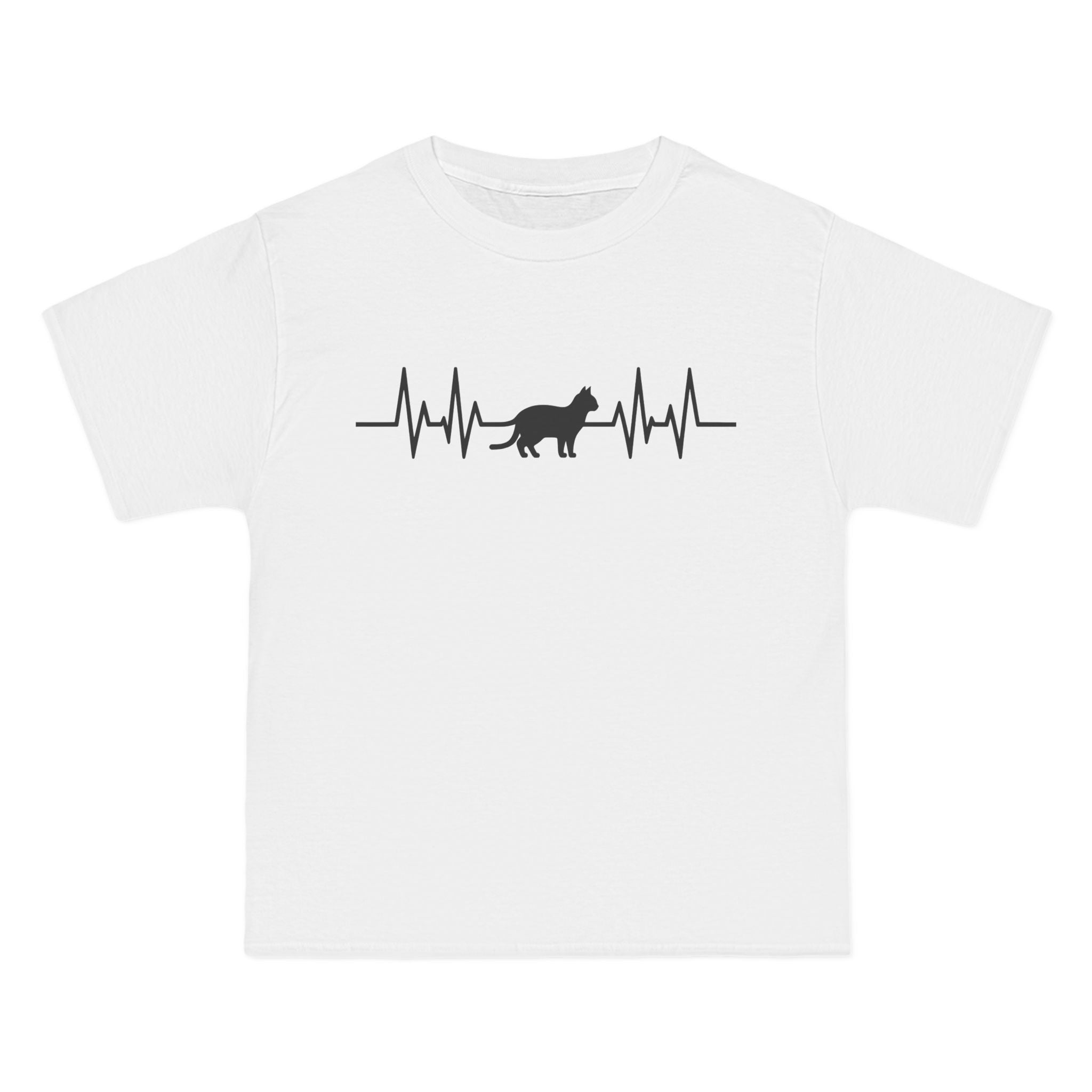 Black Cat Heartbeat Tee