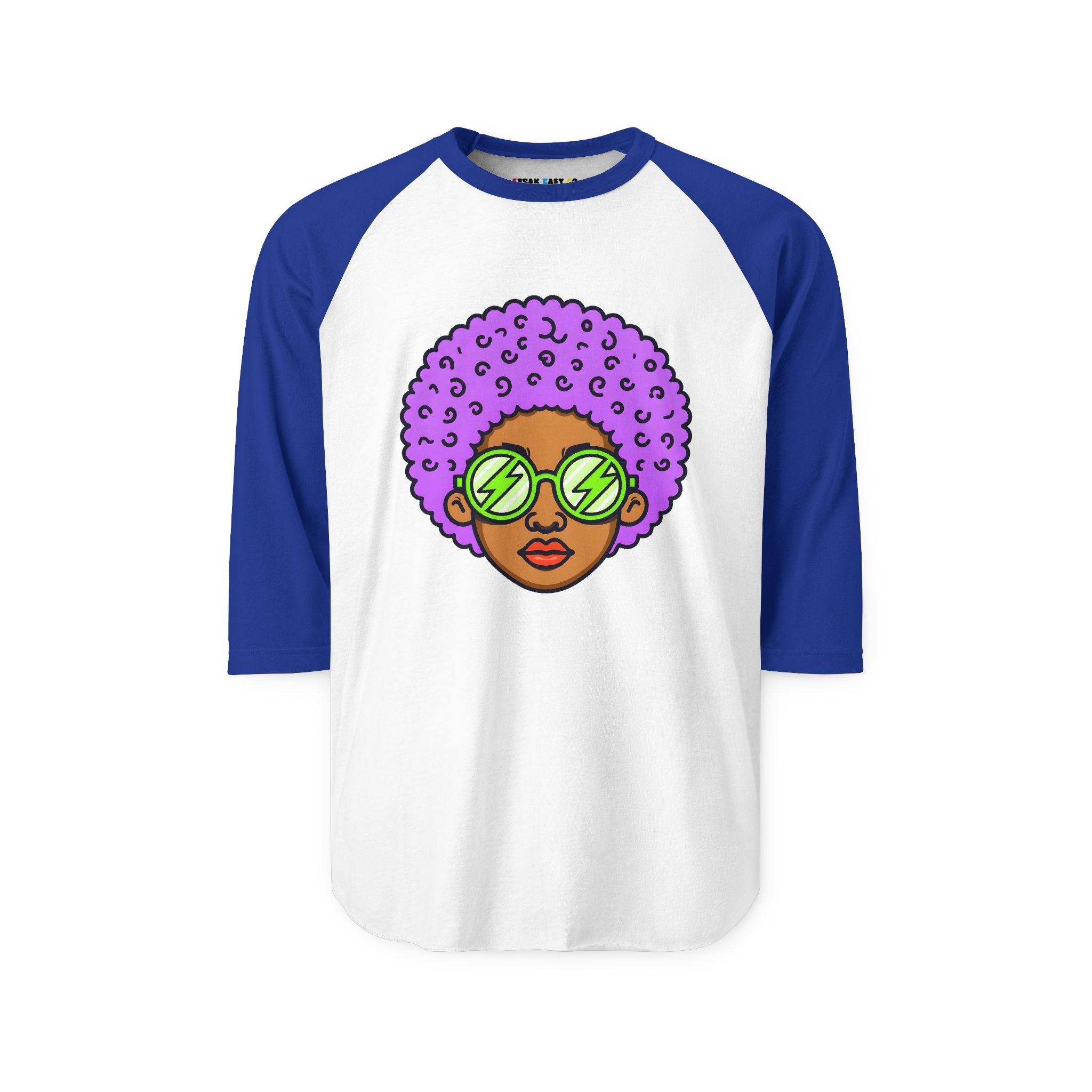 Afro 3/4th Sleeve Raglan Shirt