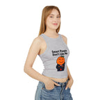 "Smart People Don't Like Me" Cropped Tank