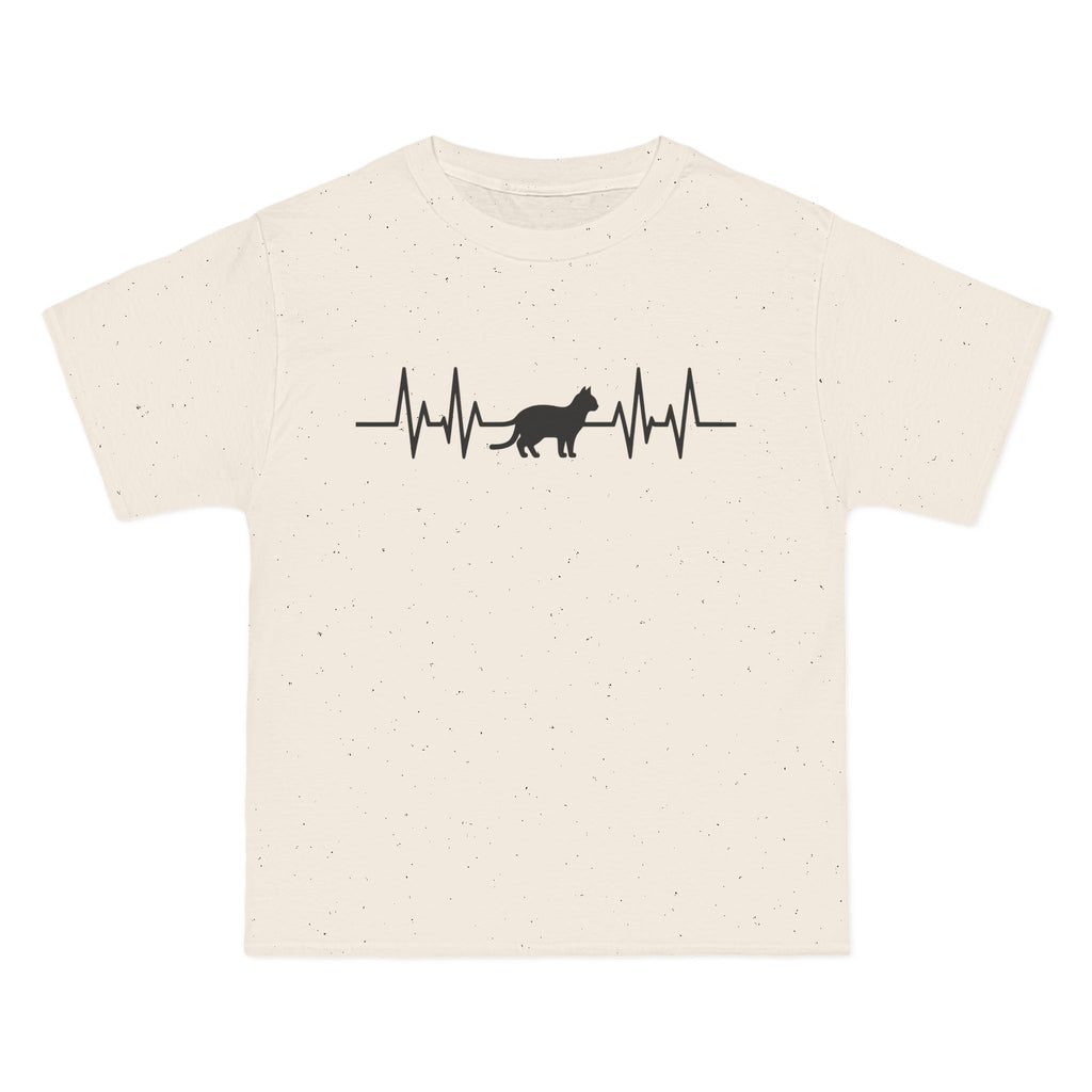 Black Cat Heartbeat Tee