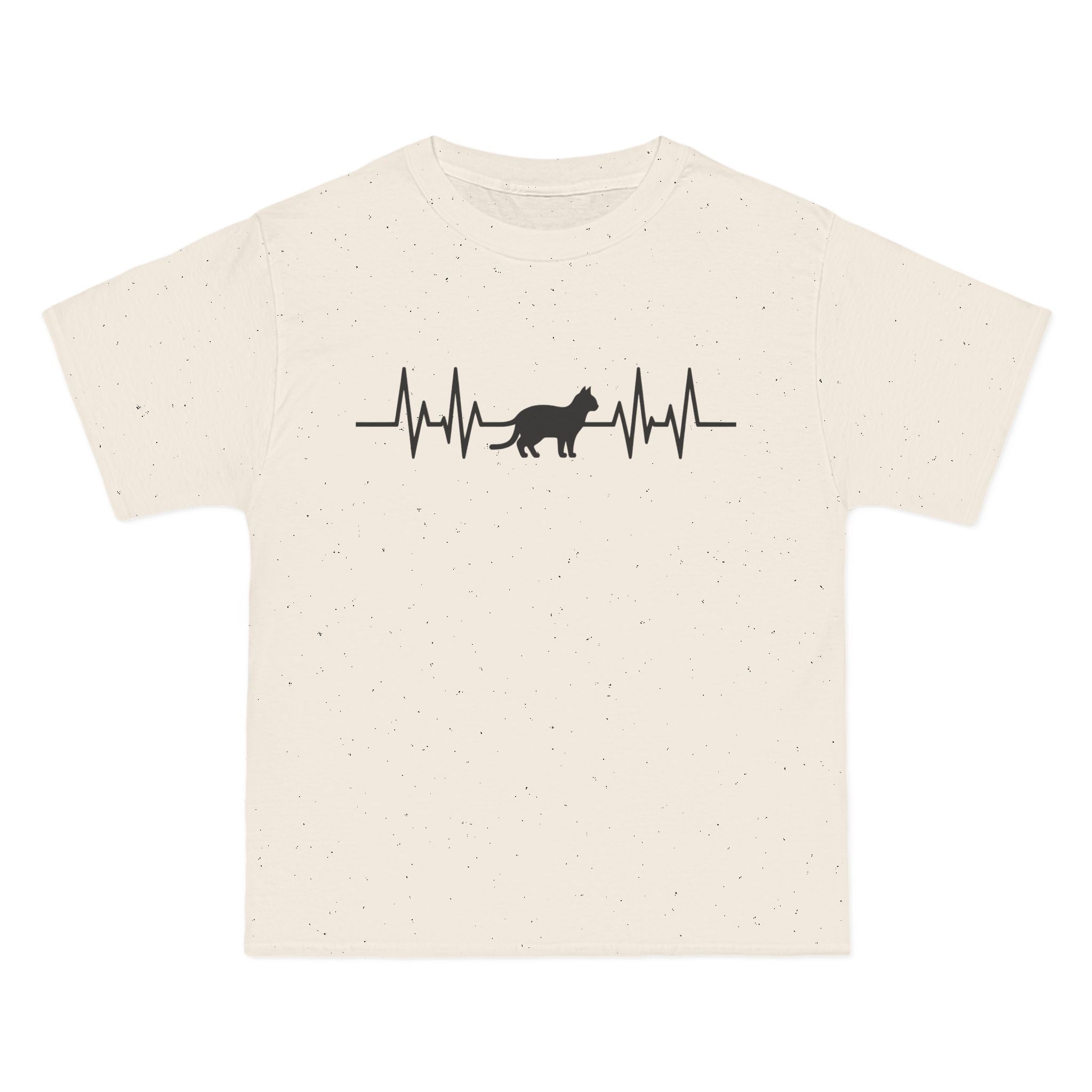 Black Cat Heartbeat Tee