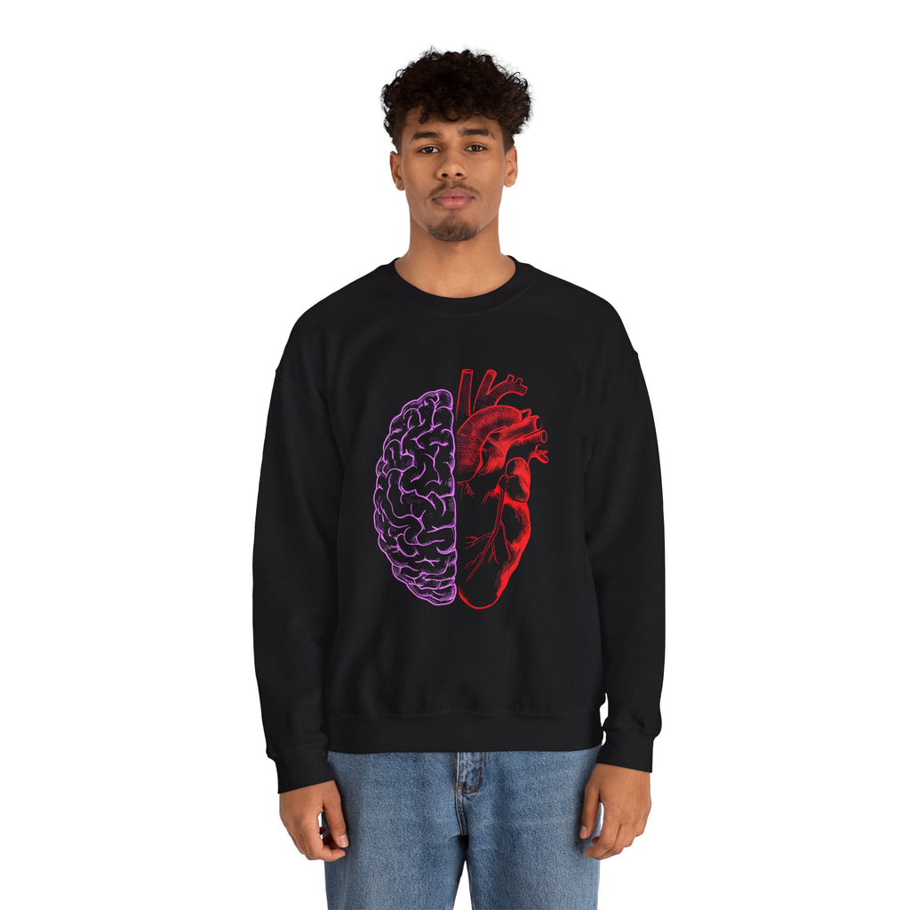 Heart & Brain Crewneck Sweatshirt