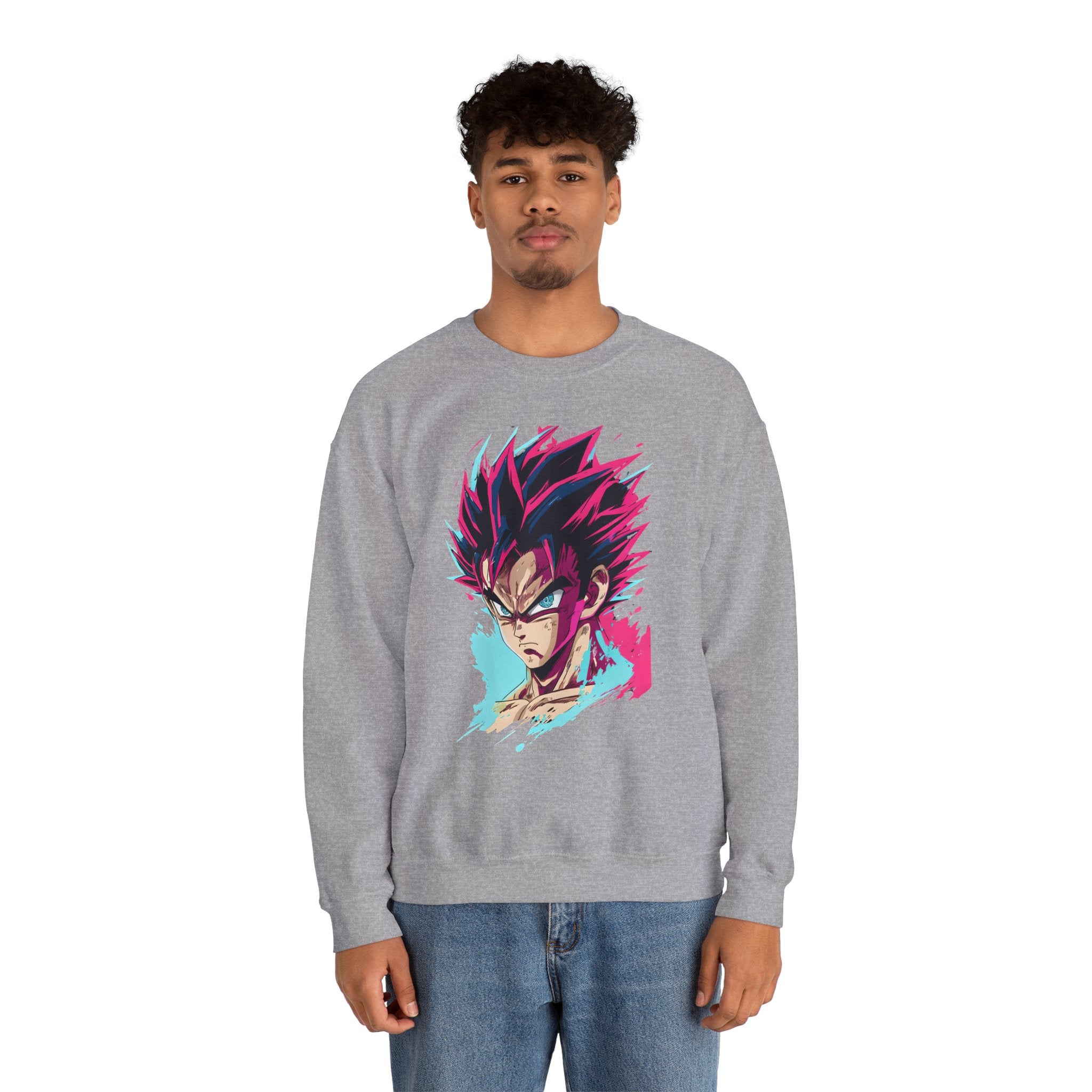 Anime-Inspired Crewneck Sweatshirt