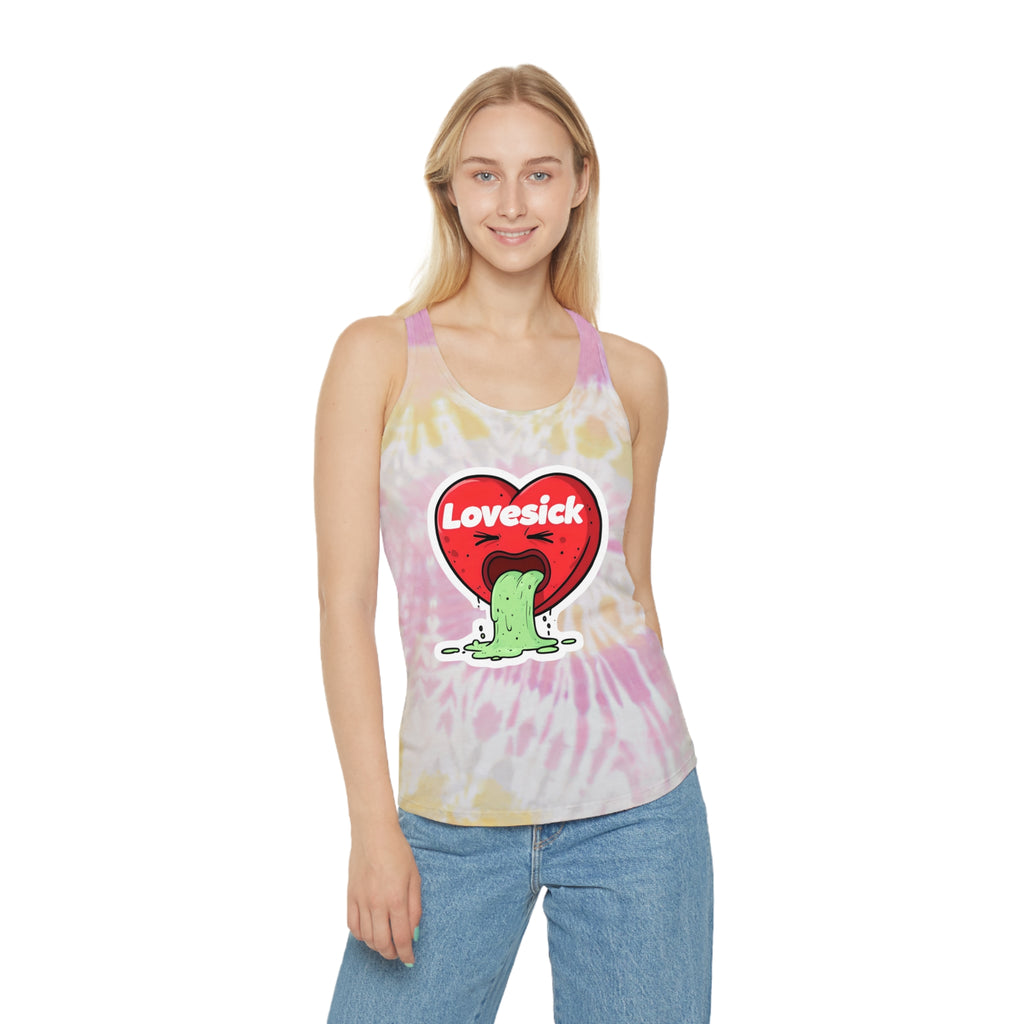 Lovesick Tie-Dye Racerback Tank