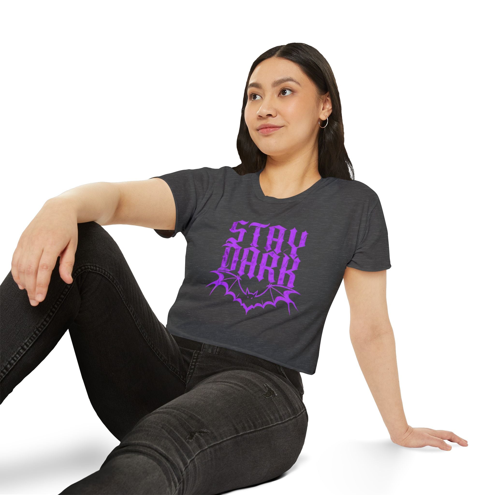 "Stay Dark" Cropped Tee
