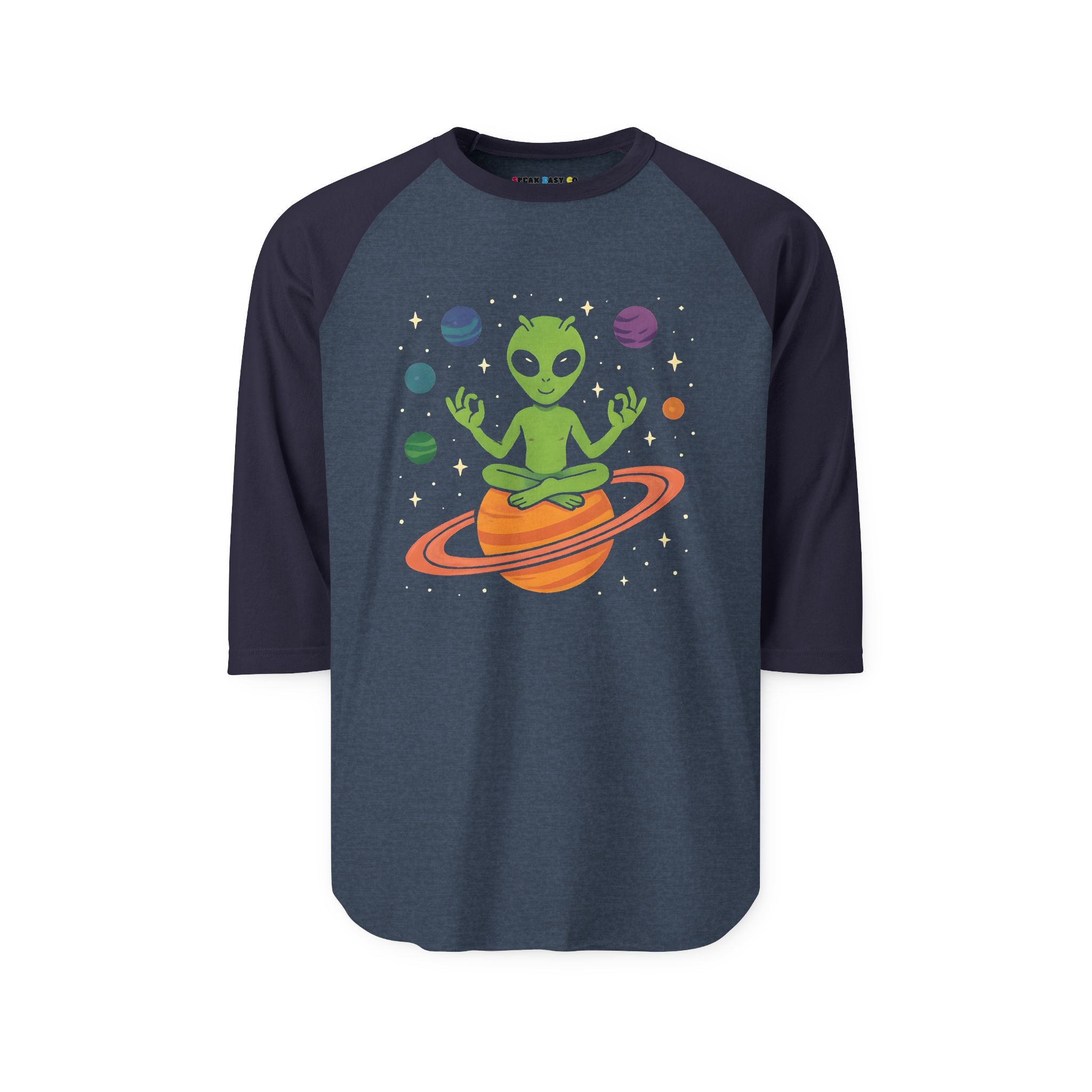 Galactic Alien 3/4th Sleeve Raglan Shirt