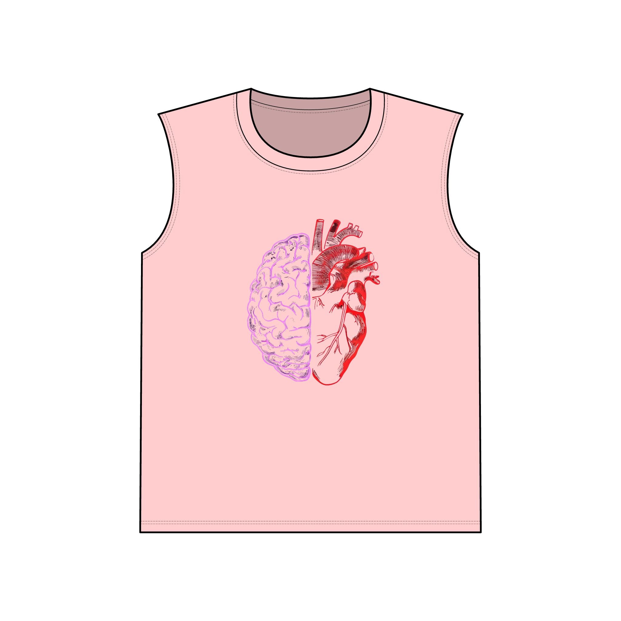 Heart & Brain Muscle Tank