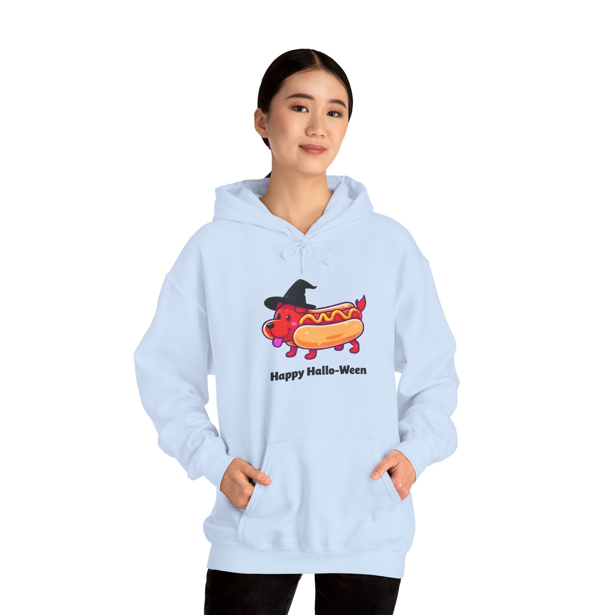 "Happy Hallo-Ween" Hotdog Costume Hoodie
