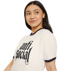 Anti-Social Ringer T-Shirt