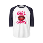 "Girl Gang" 3/4th Sleeve Raglan Shirt
