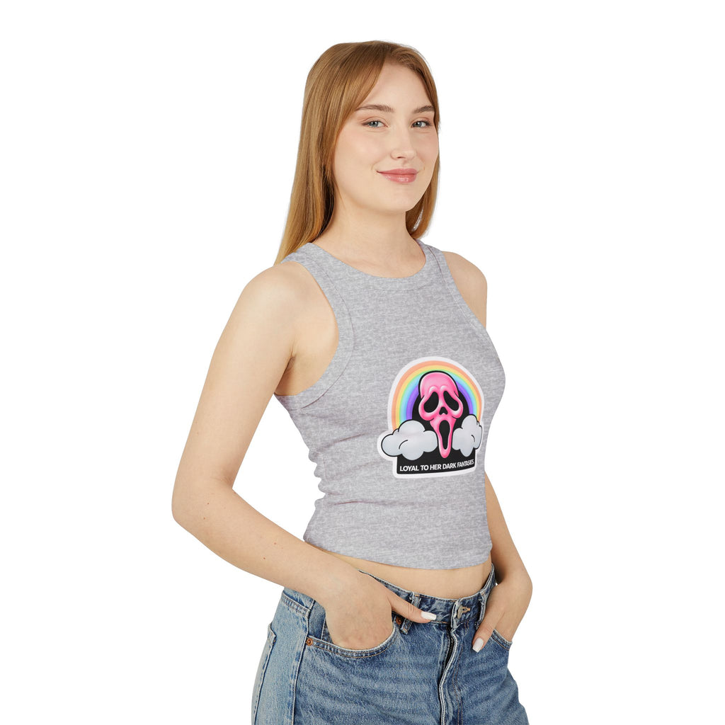 Ghostface Crop Tank Top