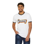 Retro Floral Ringer T-Shirt | Groovy
