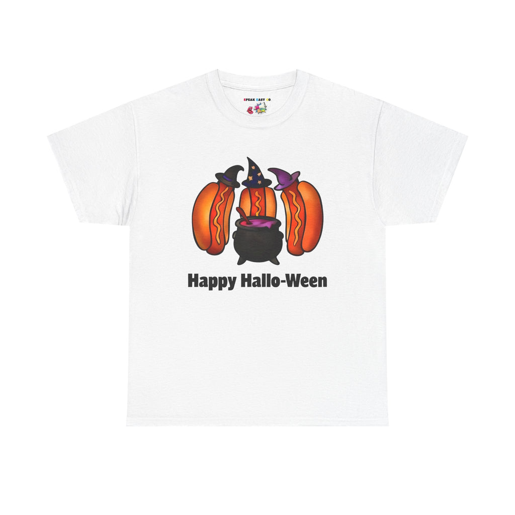 "Happy Hallo-Ween" Hotdog Witches Tee