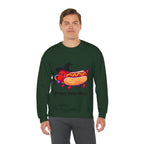 "Happy Hallo-Ween" Hotdog Costume Crewneck Sweatshirt