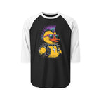 Punk Duck Raglan Three-Quarter Sleeve Tee