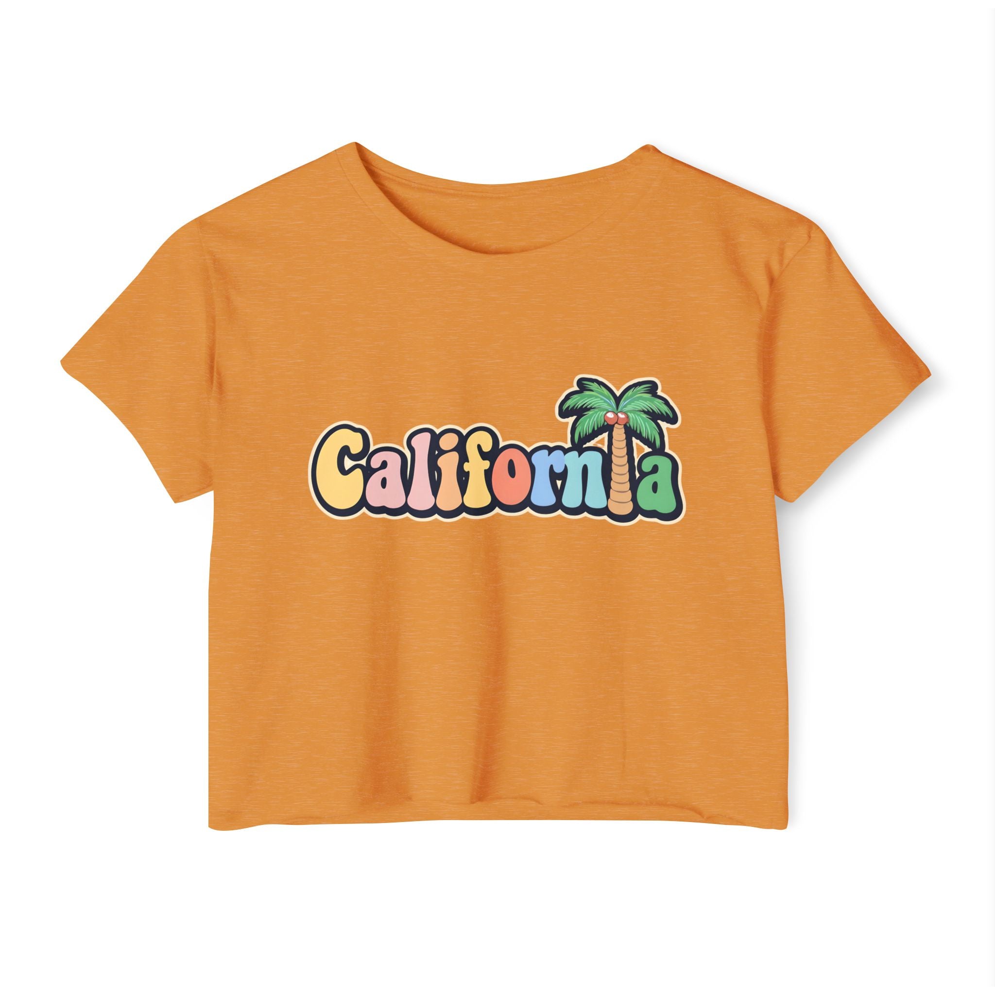 California Palm Tree Cropped Tee