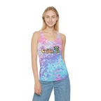 California Palm Tree Tie-Dye Racerback Tank