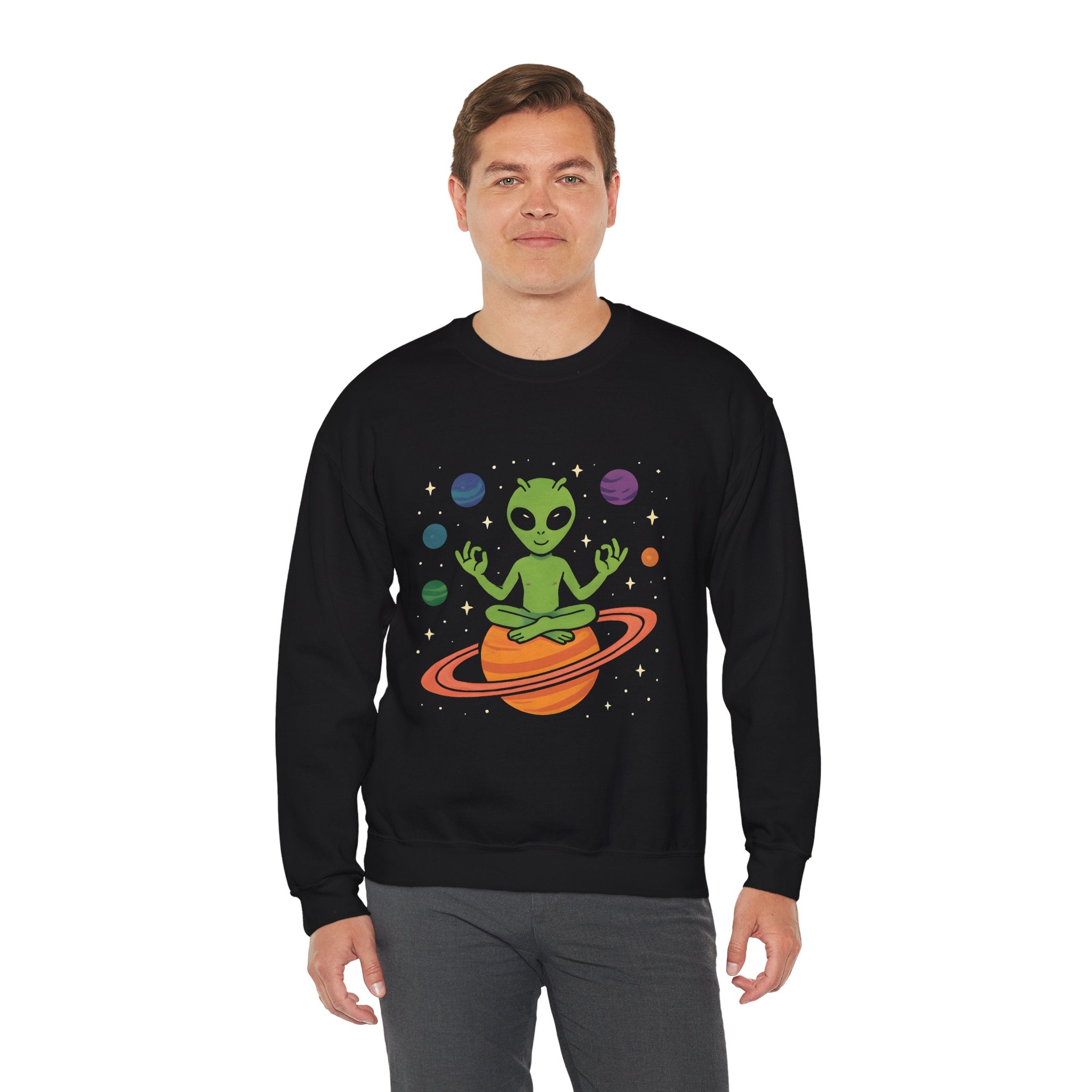 Galactic Alien Crewneck Sweatshirt