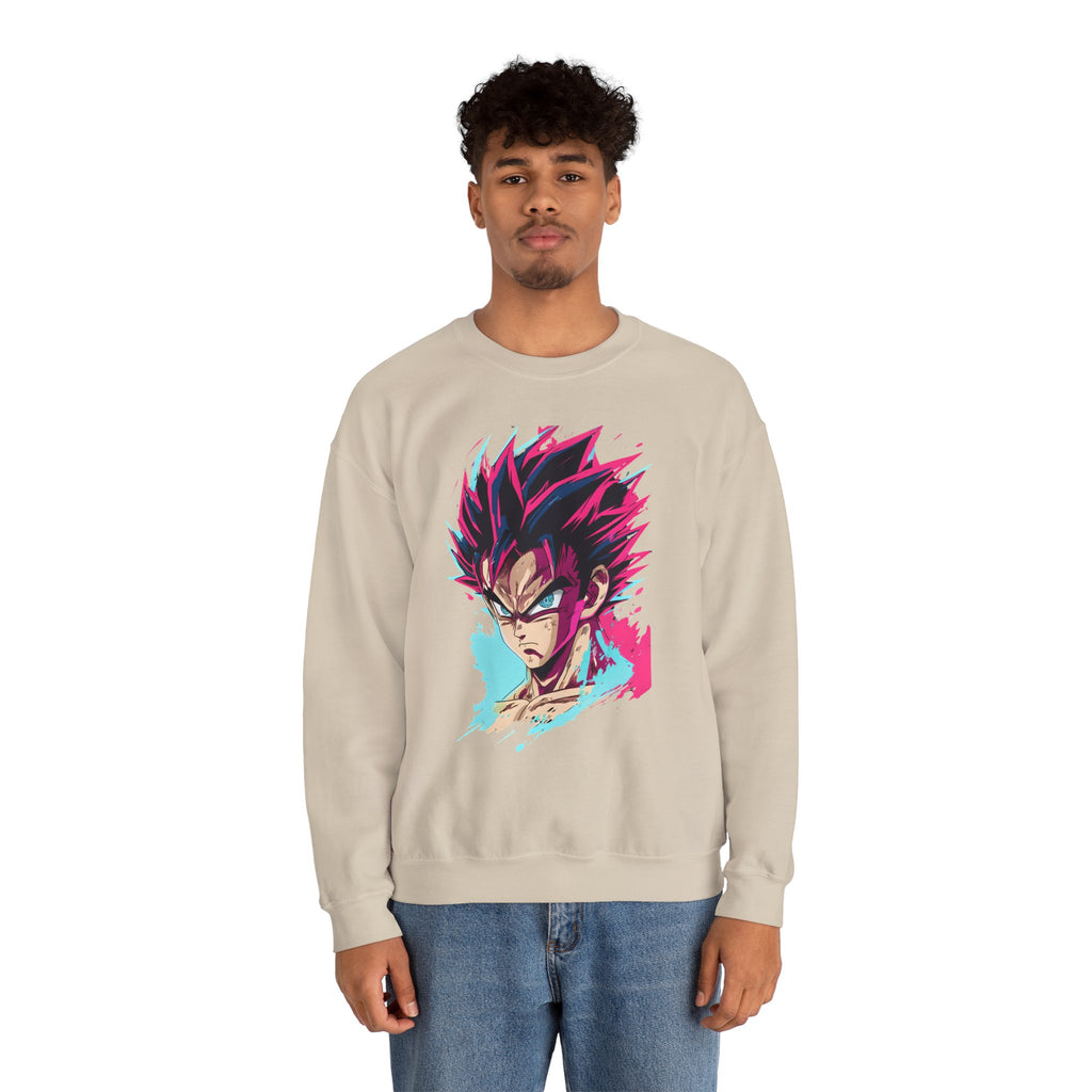 Anime-Inspired Crewneck Sweatshirt