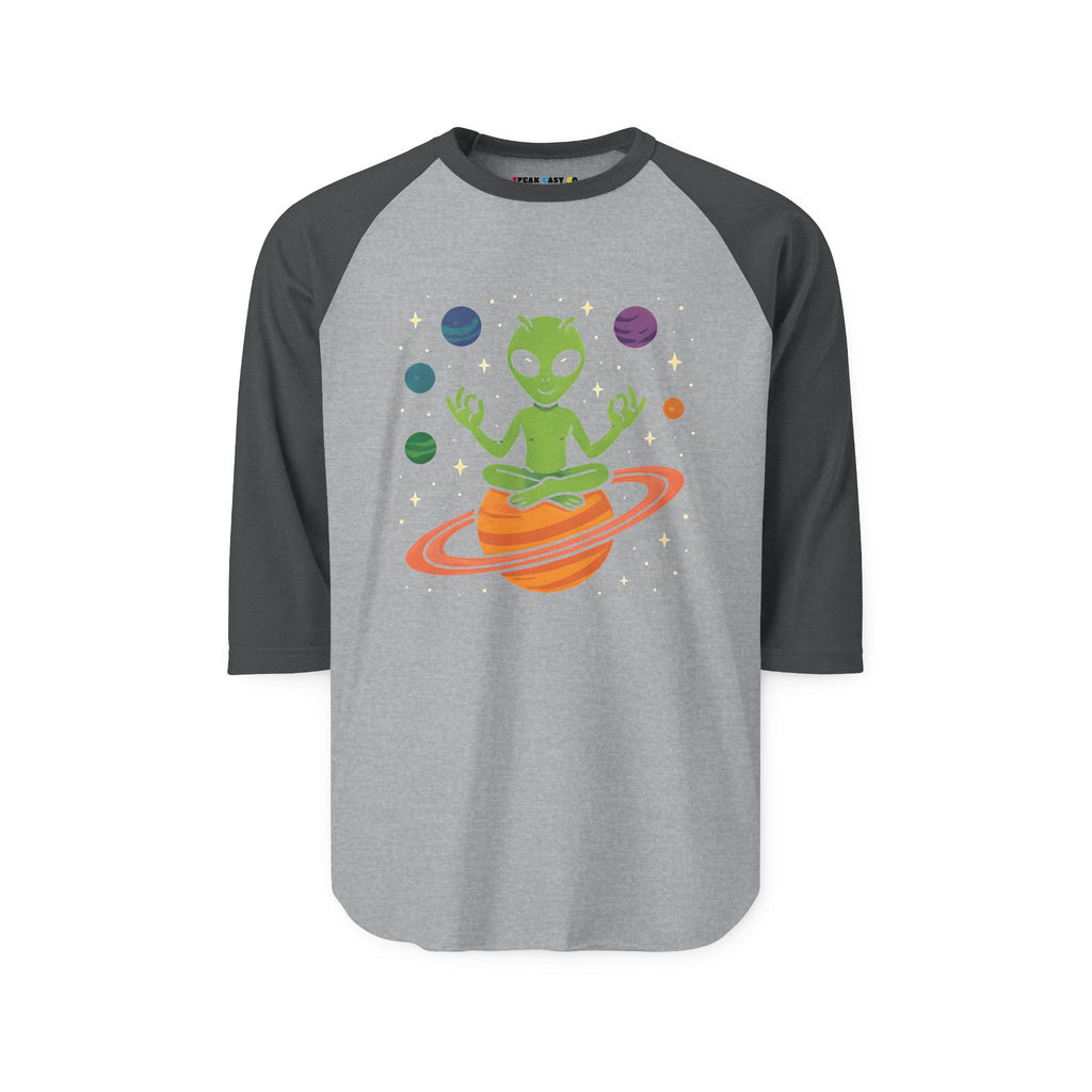 Galactic Alien 3/4th Sleeve Raglan Shirt