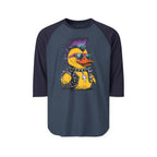 Punk Duck Raglan Three-Quarter Sleeve Tee
