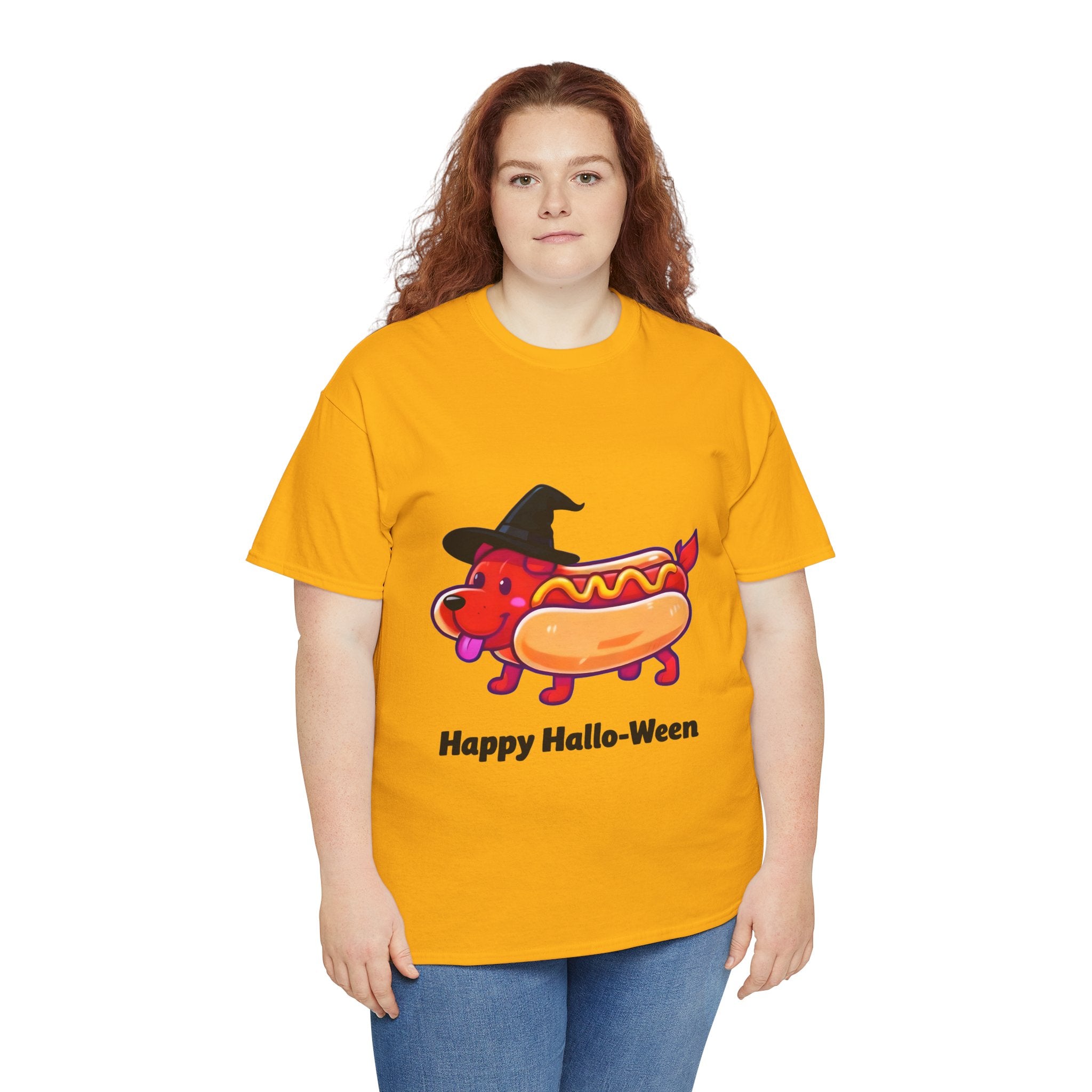 "Happy Hallo-Ween" Hotdog Costume Tee