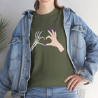 Skeleton Hand Heart Tee