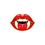 Vampire Kiss-Cut Sticker