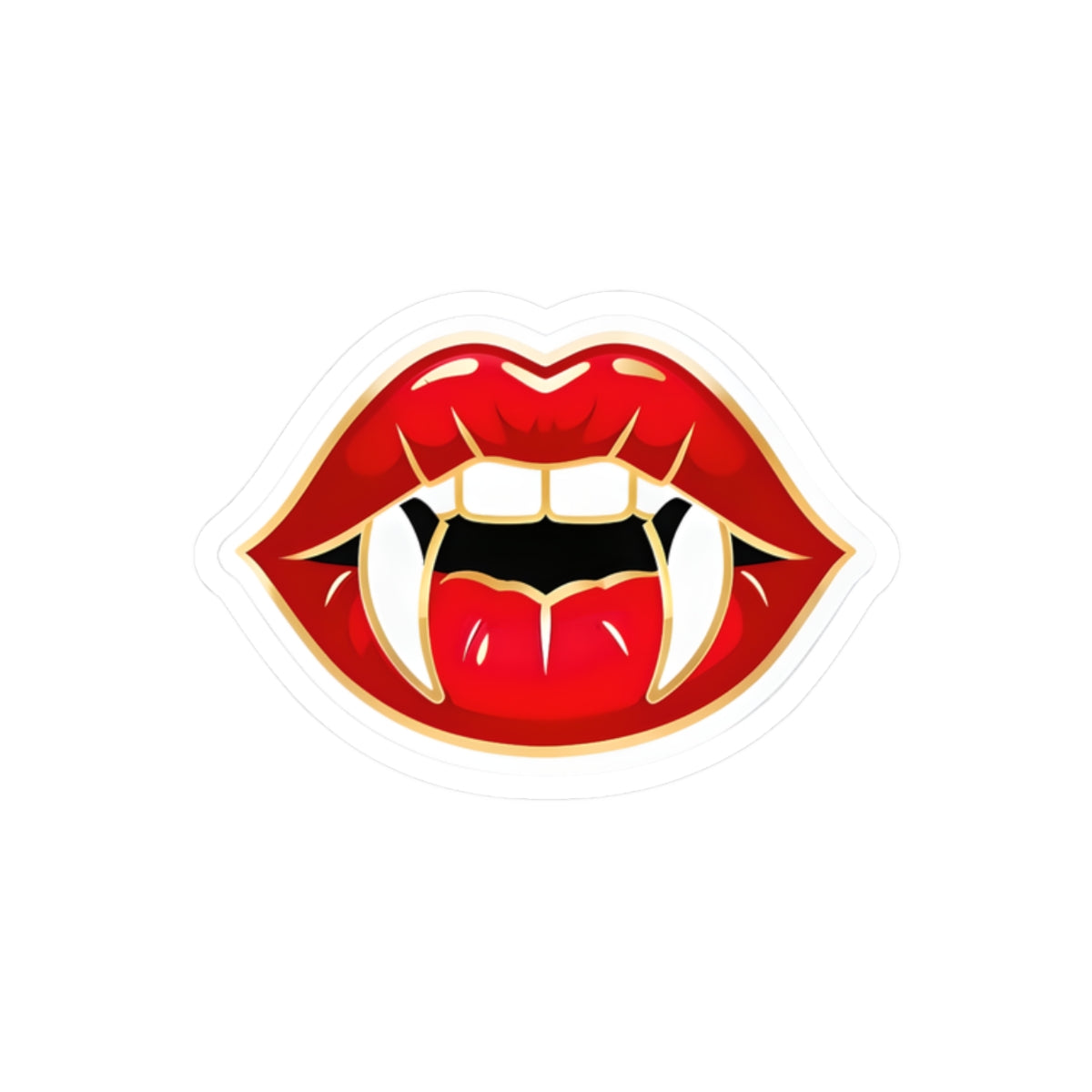 Vampire Kiss-Cut Sticker