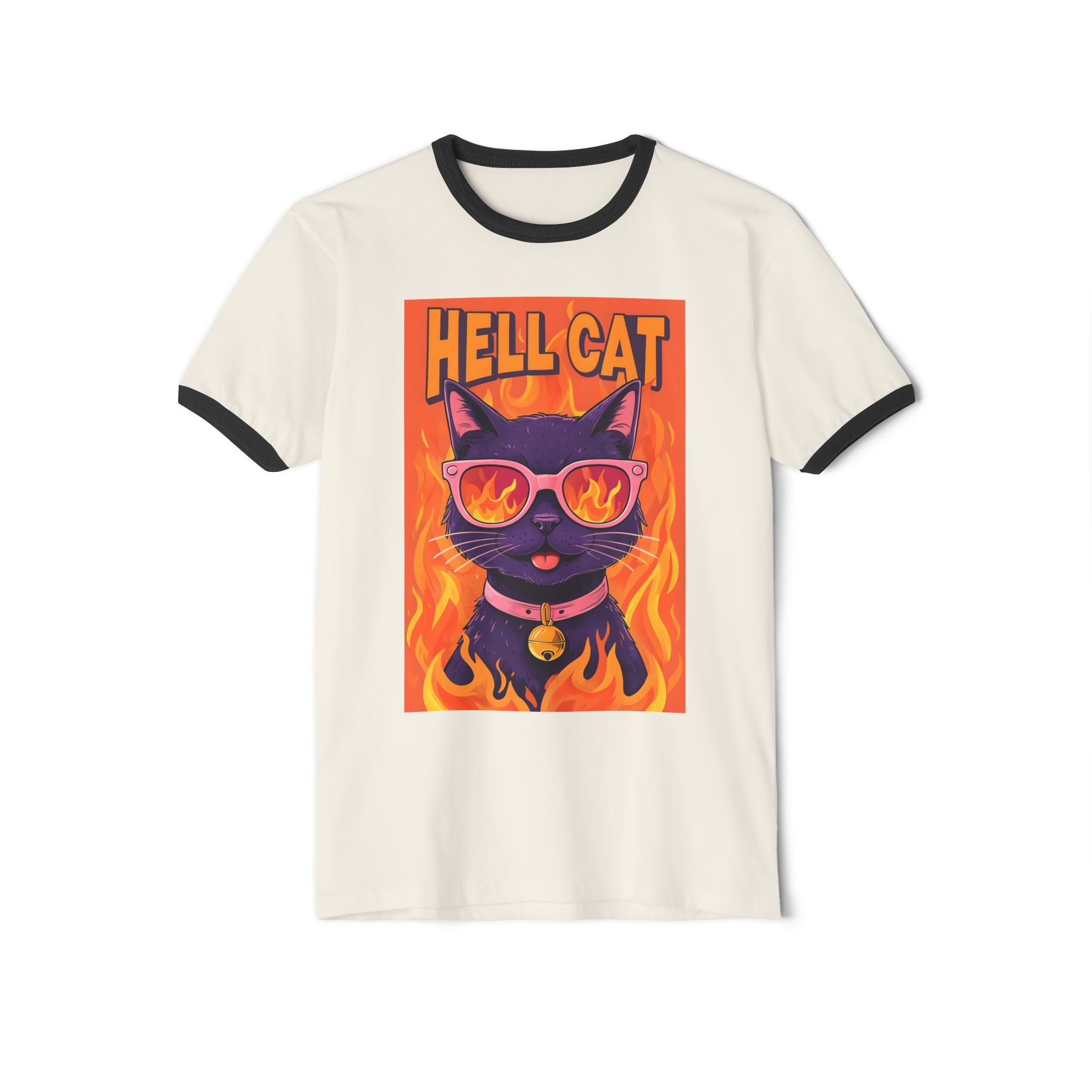 Hell Cat Ringer T-Shirt