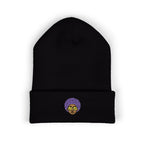 Afro Embroidered Cuffed Beanie