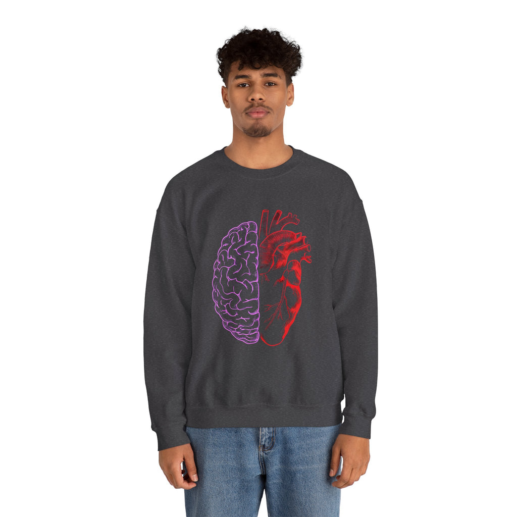Heart & Brain Crewneck Sweatshirt