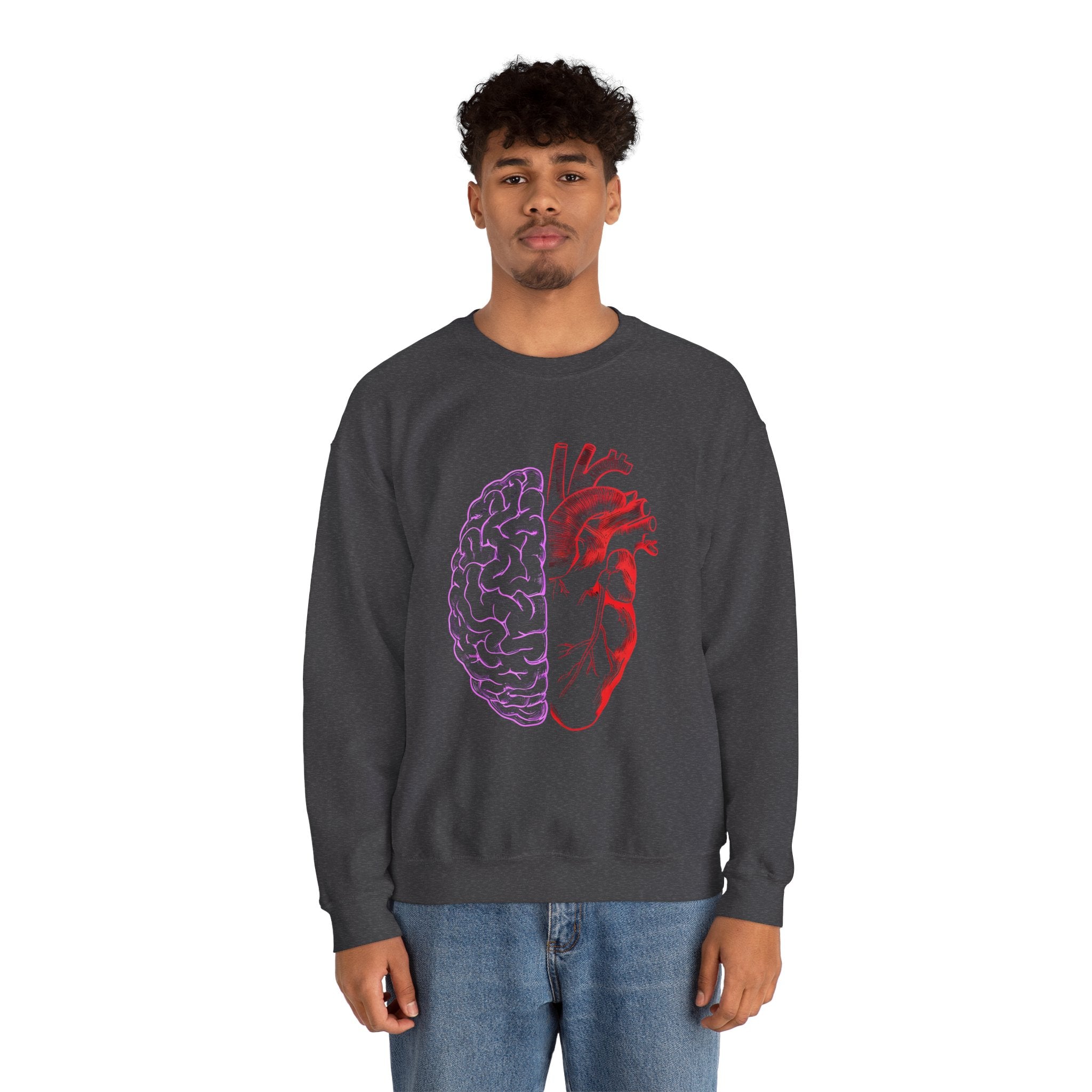 Heart & Brain Crewneck Sweatshirt