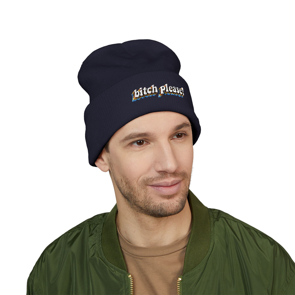 Bitch Please!-Embroidered Beanie