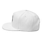 Embroidered Flat Bill Cap, Trendy Snapback Hat, Cool Streetwear Accessory, Unique Gift for Him, Casual Wear for All Seasons
