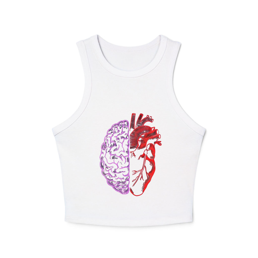 Heart & Brain Cropped Tank