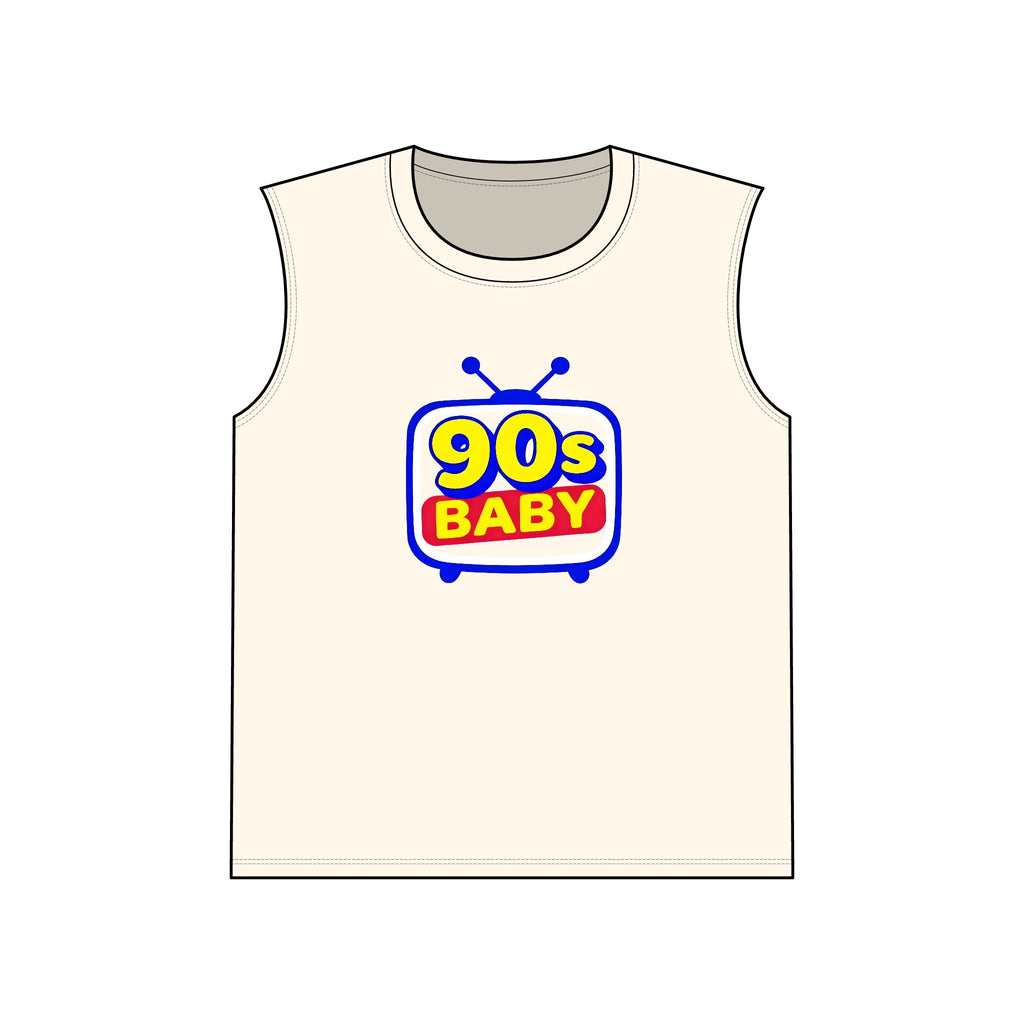 90s Baby Jersey Muscle Tank