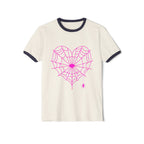 Spiderweb Heart Ringer Tee