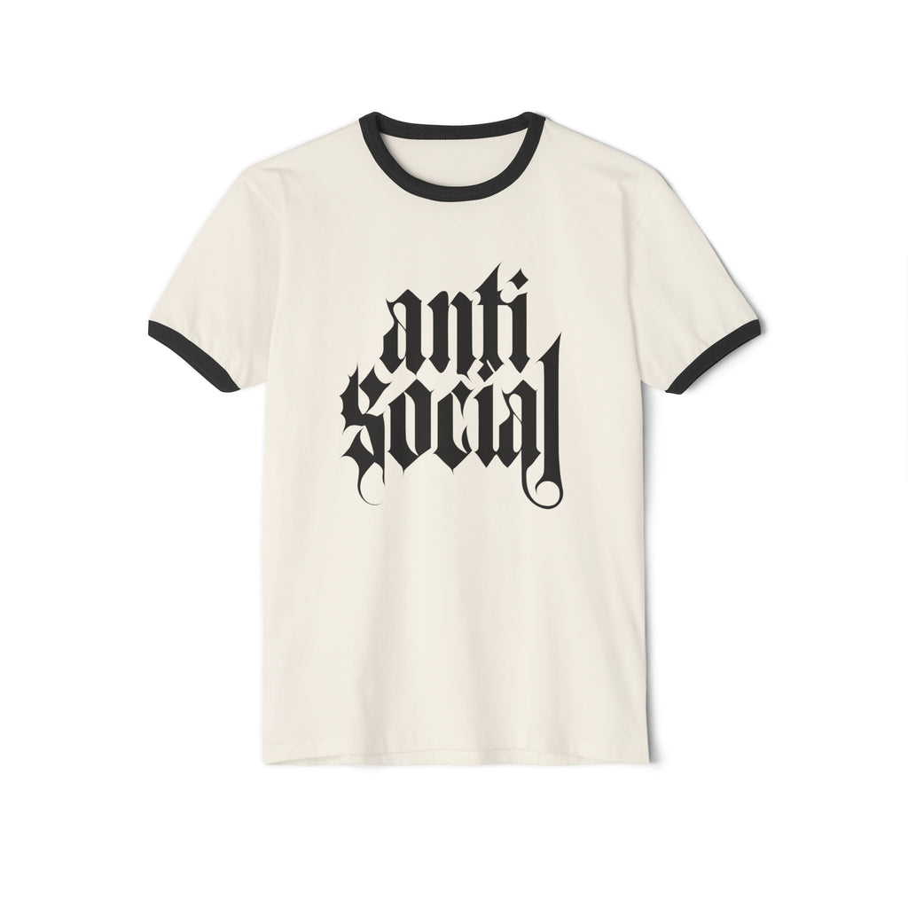 Anti-Social Ringer T-Shirt