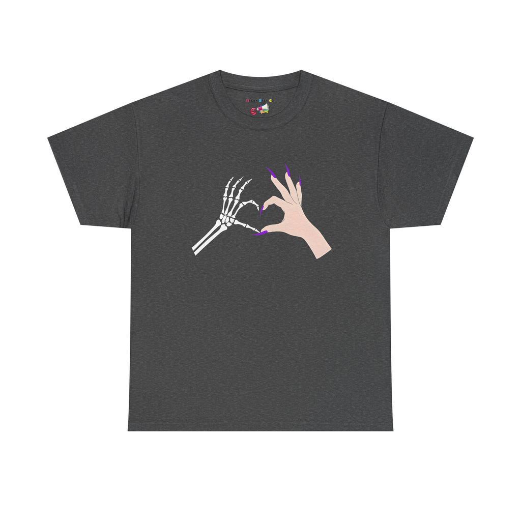 Skeleton Hand Heart Tee