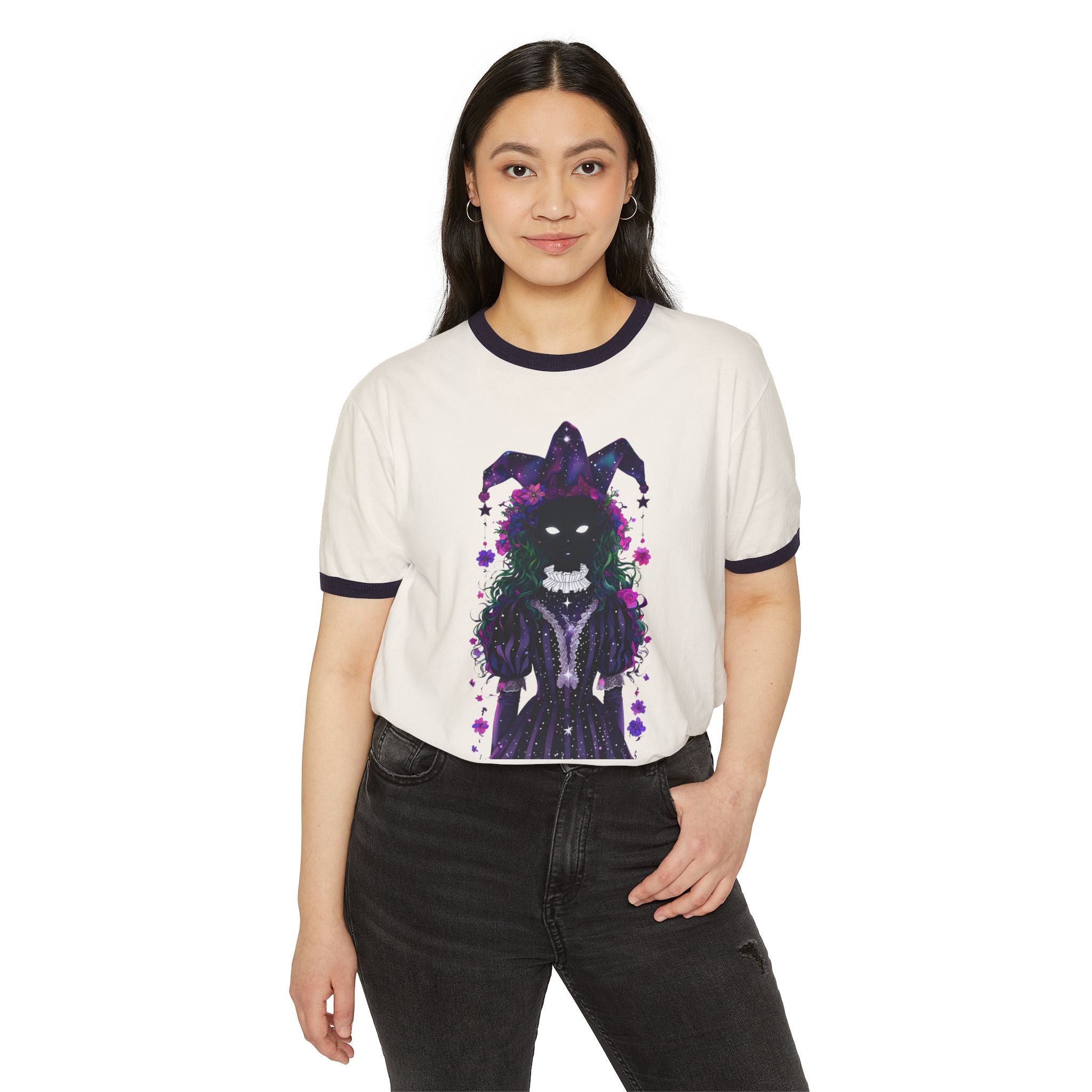 Mystical Joker Ringer Tee